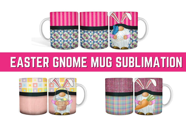 Easter Gnome Mug Sublimation Sublimation SvgOcean 