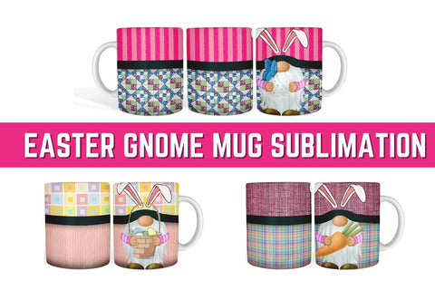 Easter Gnome Mug Sublimation Sublimation SvgOcean 