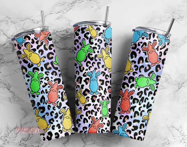 Easter Gnome Spring 20 Oz Tumbler with Straw Sublimation CaldwellArt 