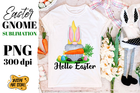 Easter gnome sublimation bundle. 6 Sublimation design Sublimation Yustaf Art Store 