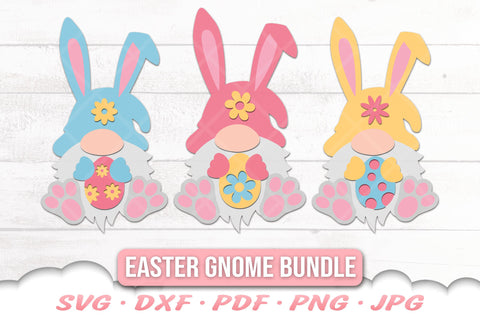 Easter Gnome SVG Bundle | Easter Bunny SVG | Easter Cut Files SVG Cloud9Design 