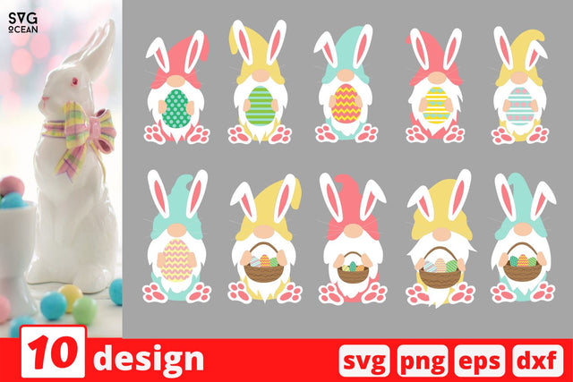 Easter Gnome SVG Bundle SVG SvgOcean 
