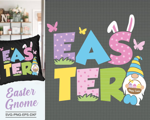 Easter Gnome Svg, Easter Colorful Svg, Easter Svg SVG SvgMonkeys 