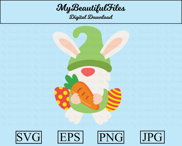 easter gnome SVG MyBeautifulFiles 