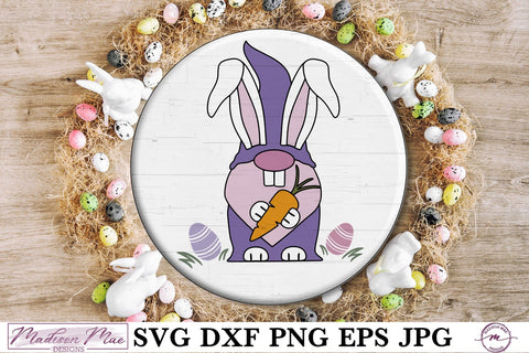 Easter Gnome SVG SVG Madison Mae Designs 
