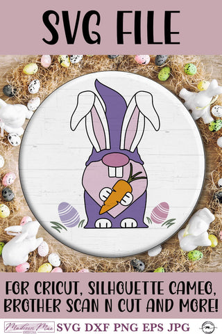 Easter Gnome SVG SVG Madison Mae Designs 