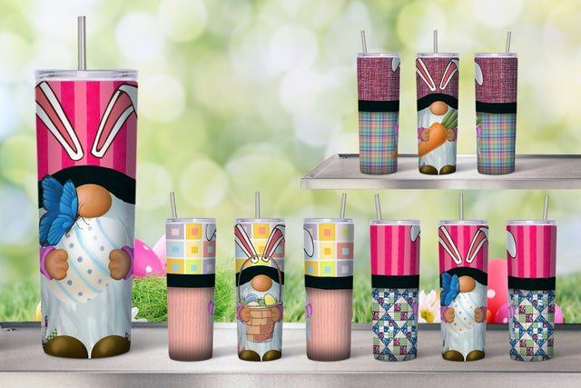 Easter Gnome Tumbler Sublimation Sublimation SvgOcean 