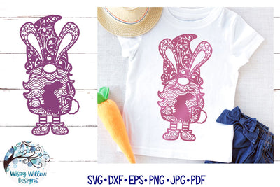 Easter Gnome Zentangle SVG | Gnome Mandala SVG SVG Wispy Willow Designs 