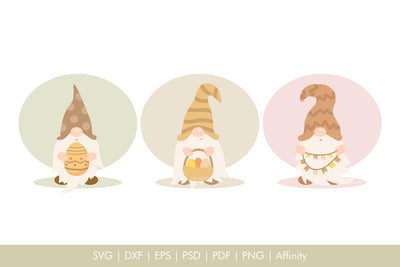 Easter Gnomes SVG Spring Illustration SVG Arts By Naty 