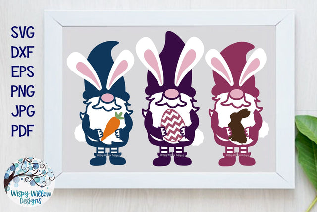 Easter Gnomes SVG SVG Wispy Willow Designs 