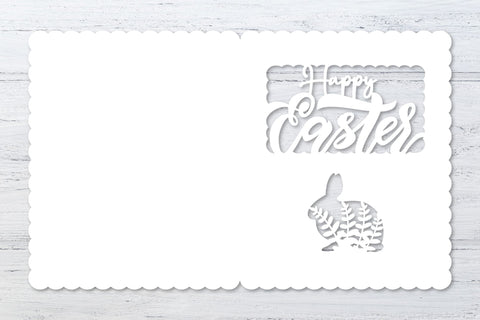 Easter greeting cards paper cut. Cutting files SVG Angelina Semenova 