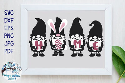 Easter Home Gnomes SVG SVG Wispy Willow Designs 