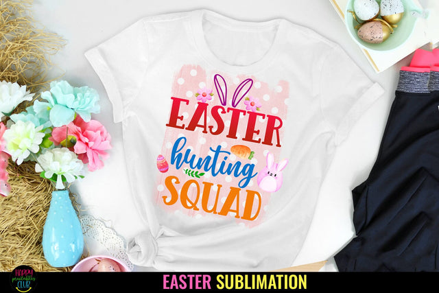 Easter Hunting Squad I Easter Sublimation I Easter PNG Sublimation Happy Printables Club 