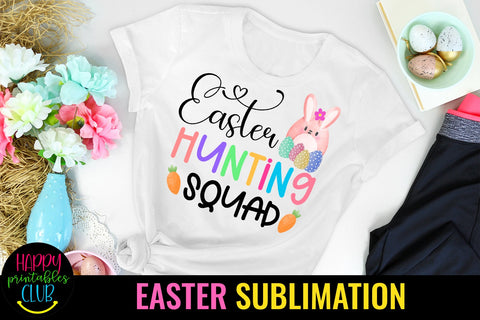 Easter Hunting Squad Sublimation- Sublimation Easter Designs Sublimation Happy Printables Club 
