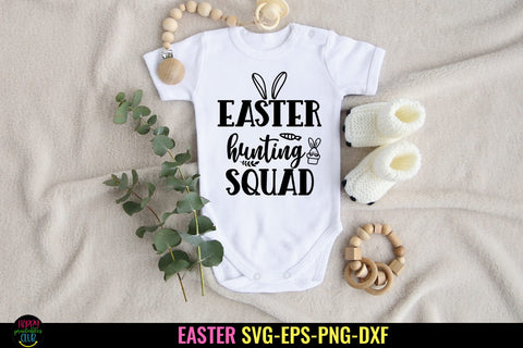 Easter Hunting Squad SVG I Easter SVG I Easter Cut Files SVG Happy Printables Club 