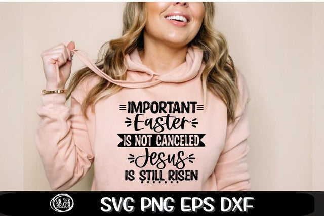 Easter Is Not Canceled -Jesus Is Still Risen-SVG PNG EPS DXF SVG On the Beach Boutique 