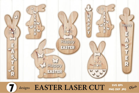 Easter Laser Cut File. Easter Cutting Template SVG. SVG Olga Terlyanskaya 