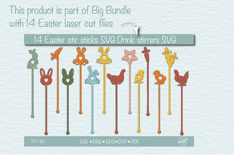 Easter laser cut files| Easter SVG bundle| Easter décor SVG| Easter bunny SVG SVG Createya Design 