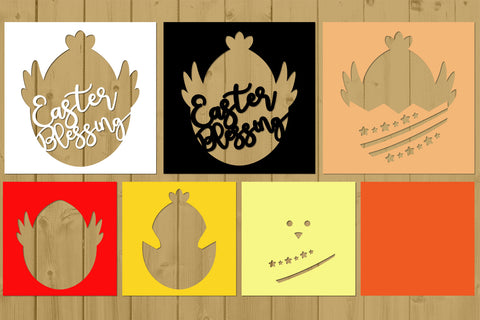 Easter Layered Papercut 10 svg eps png ai pdf 3D Paper zafrans studio 