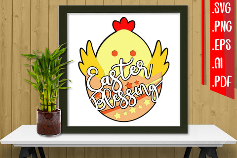 Easter Layered Papercut 10 svg eps png ai pdf 3D Paper zafrans studio 