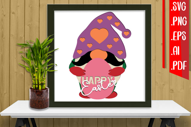 Easter Layered Papercut 9 svg eps png ai pdf 3D Paper zafrans studio 