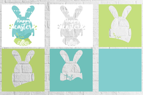 Easter Layered Papercut svg eps png ai pdf 3D Paper zafrans studio 