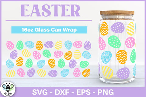 Easter Libbey Glass Can SVG SVG B Renee Design 