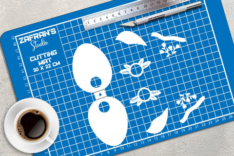 Easter Lollipop Holders Layered - svg dxf eps ai png pdf 3D Paper zafrans studio 