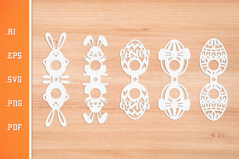 Easter Lollipop Holders SVG Paper Cut Files SVG Slim Studio 