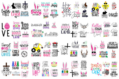 Easter Mega Savings SVG Bundle SVG CoralCutsSVG 