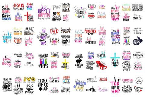 Easter Mega Savings SVG Bundle SVG CoralCutsSVG 