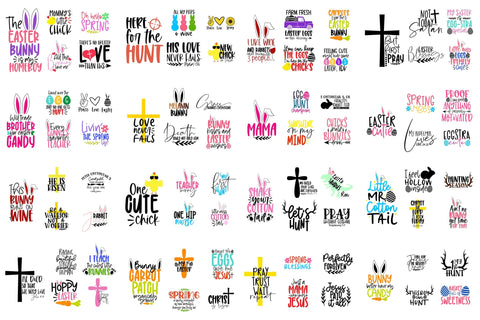 Easter Mega Savings SVG Bundle SVG CoralCutsSVG 