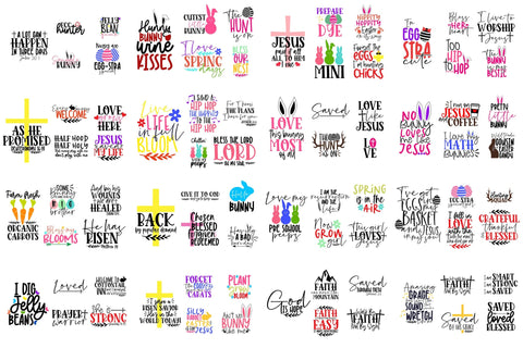 Easter Mega Savings SVG Bundle SVG CoralCutsSVG 