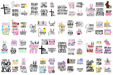 Easter Mega Savings SVG Bundle SVG CoralCutsSVG 