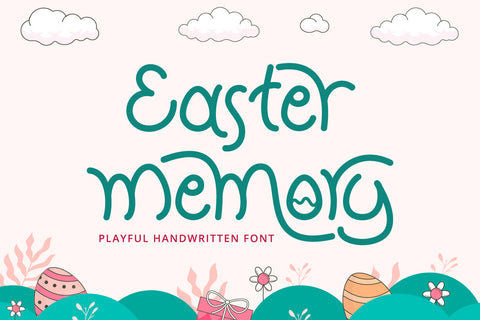 Easter Memory - Playful Handwritten Font Font Alpaprana Studio 