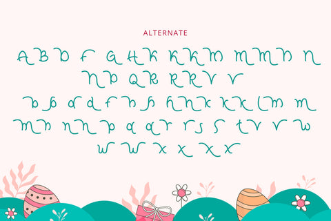 Easter Memory - Playful Handwritten Font Font Alpaprana Studio 