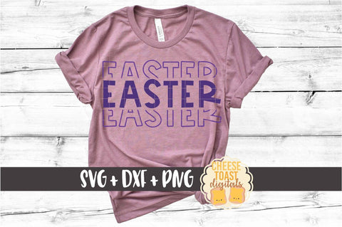 Easter - Mirror Word Design - SVG PNG DXF Cut Files SVG Cheese Toast Digitals 