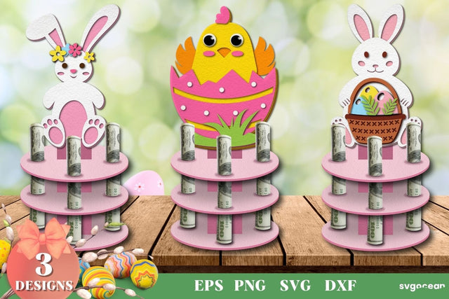 Easter Money Cake Holder | Layered SVG SVG SvgOcean 