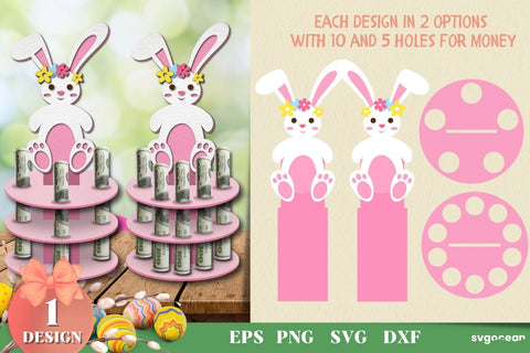 Easter Money Cake Holder | Layered SVG SVG SvgOcean 