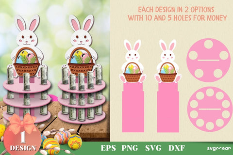 Easter Money Cake Holder | Layered SVG SVG SvgOcean 