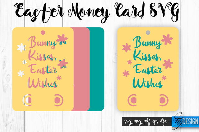 Easter Money Card SVG Bundle | Happy Easter SVG Design | Egg SVG Quotes SVG Fly Design 