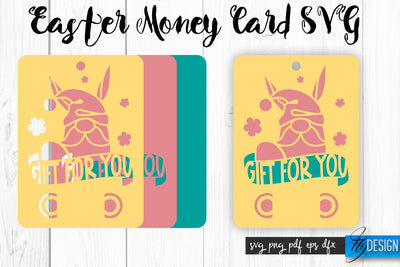 Easter Money Card SVG Bundle | Happy Easter SVG Design | Egg SVG Quotes SVG Fly Design 