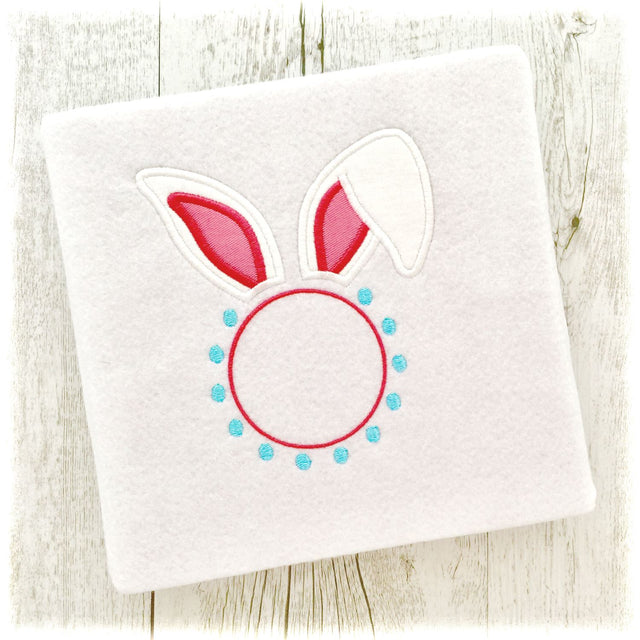Easter Monogram Applique Machine Embroidery Designs, Easter Embroidery Design, Bunny Applique Designs, Easter Applique, Bunny Ears Applique Embroidery/Applique My Sew Cute Boutique 
