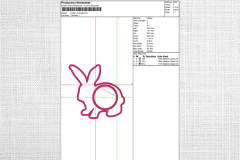 Easter Monogram Embroidery Designs Embroidery/Applique DESIGNS SvgOcean 