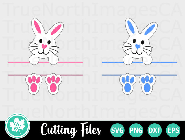 Easter Monogram SVG | Easter Bunny SVG | Easter SVG SVG TrueNorthImagesCA 