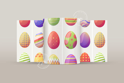 Easter Mug Design, Easter Egg Mug Wrap, Colourful Easter Eggs Coffee Mug, Easter Egg Pattern, 11 & 15 Oz Mug Cricut Press Sublimation Wrap Sublimation Syre Digital Creations 