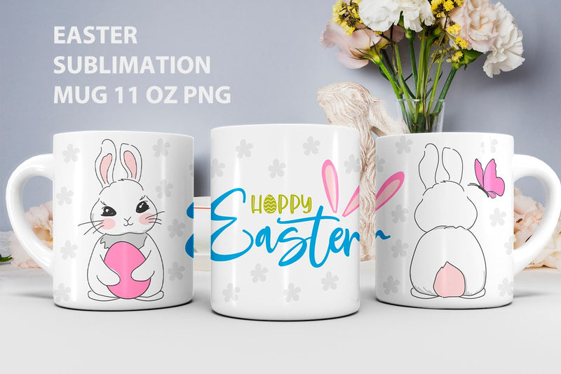Easter mug wrap sublimation designs Sublimation KMarinaDesign 