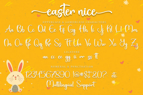 Easter Nice Font Sakha Design Studio 