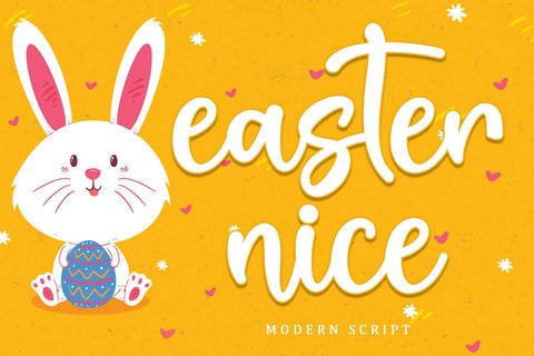 Easter Nice Font Sakha Design Studio 