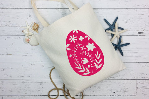 Easter Paper Cut SVG. Easter Egg Papercut Template Design. SVG Olga Terlyanskaya 